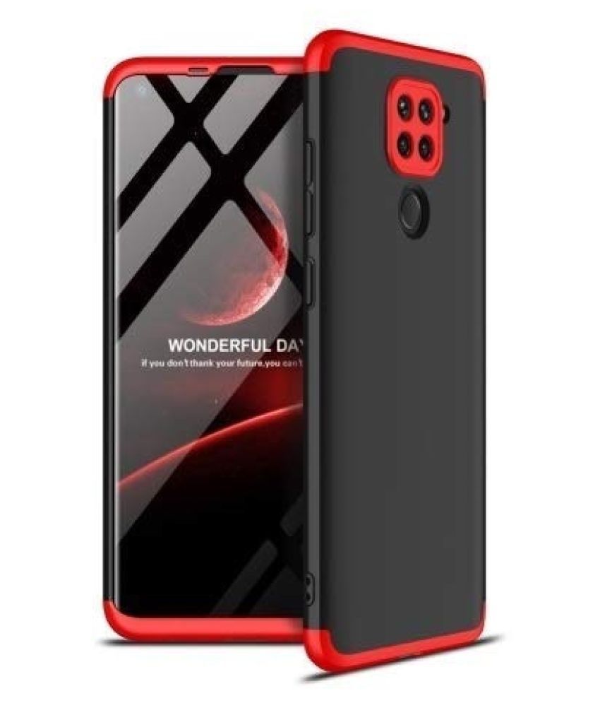     			Xiaomi Redmi Note 9 Hybrid Covers JMA - Red Gkk Full Body Protection Case
