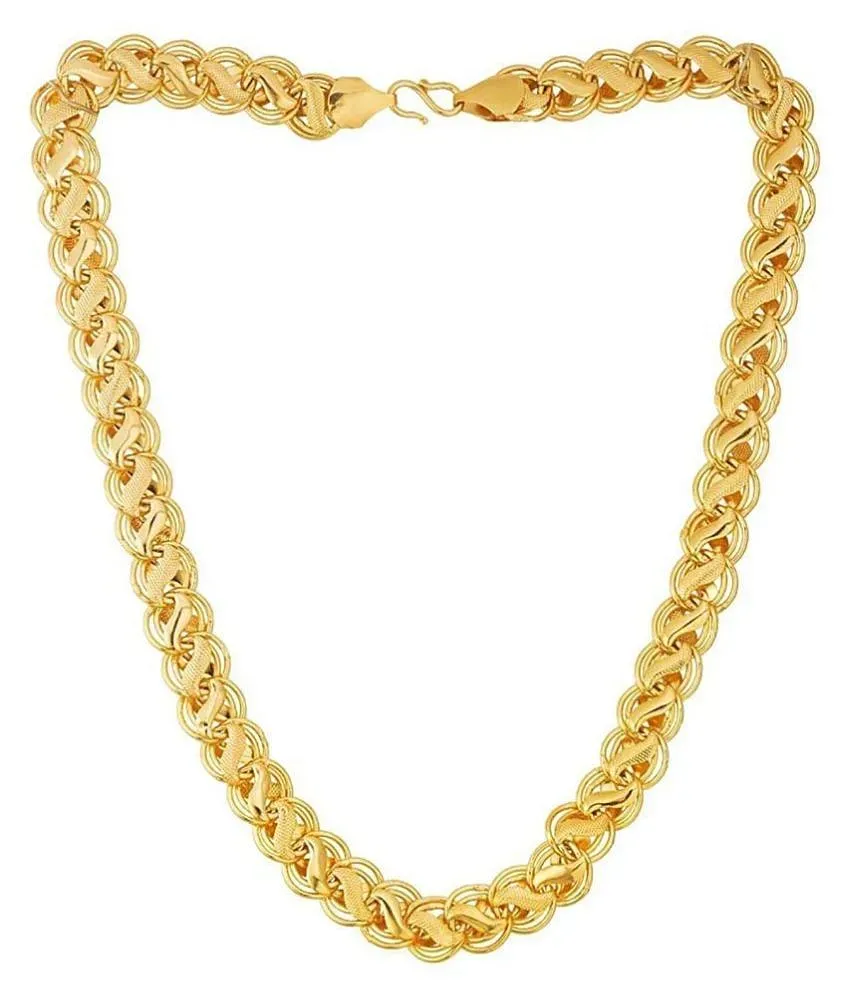 Snapdeal gold 2025 plated chain