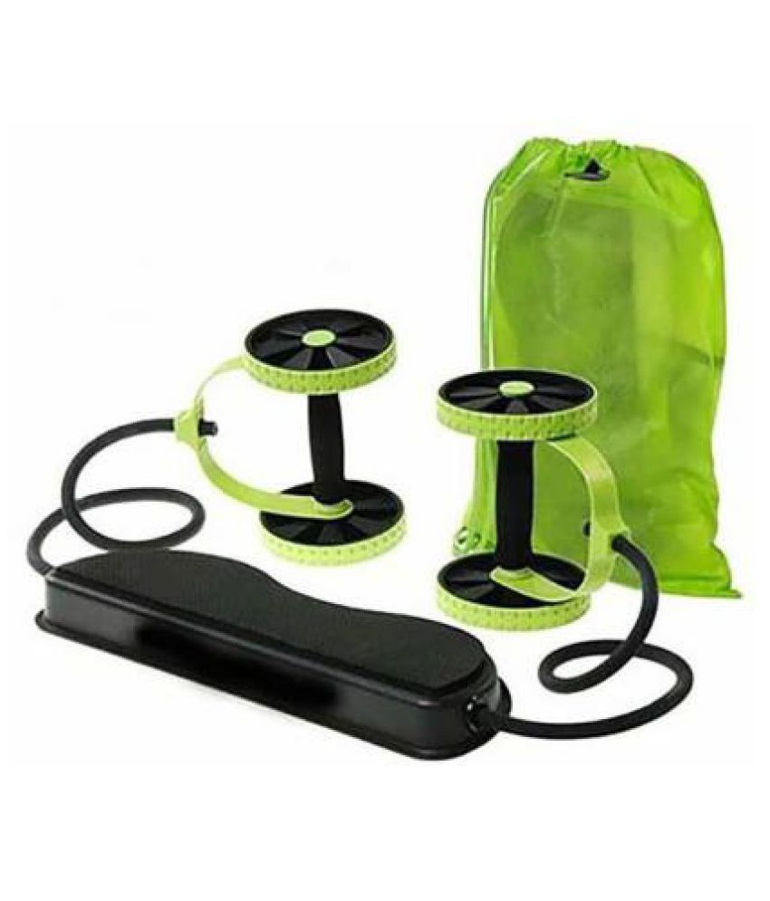 AVMART Revoflex Ab Care Xtreme Fitness Resistance Exerciser Ab Exerciser Green