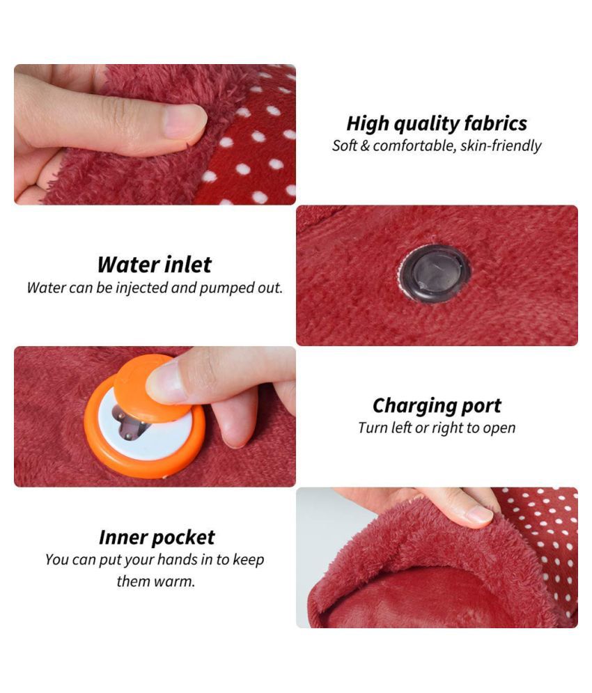 Buy FR electric Velvet Heating pad/Hot water/Heat Pouch bag with gel ...