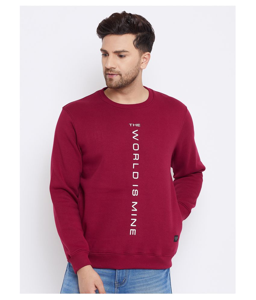 BISHOP COTTON Maroon Sweatshirt