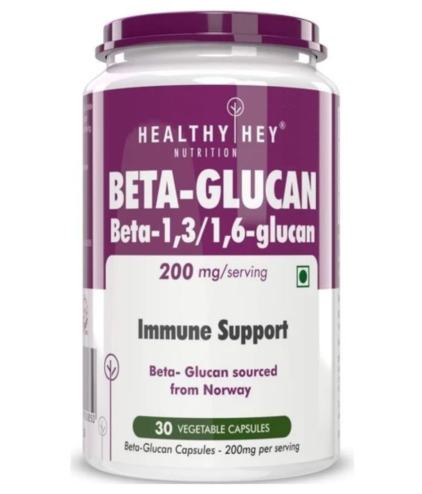 HEALTHYHEY NUTRITION BetaGlucan Beta1,3/1,6glucan Capsule 200 mg