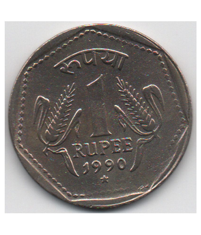     			1 /  ONE  RS / RUPEE 1990 HYDERABAD (* MINT) COMMEMORATIVE COLLECTIBLE-  EXTRA FINE CONDITION SAME AS PICTURE