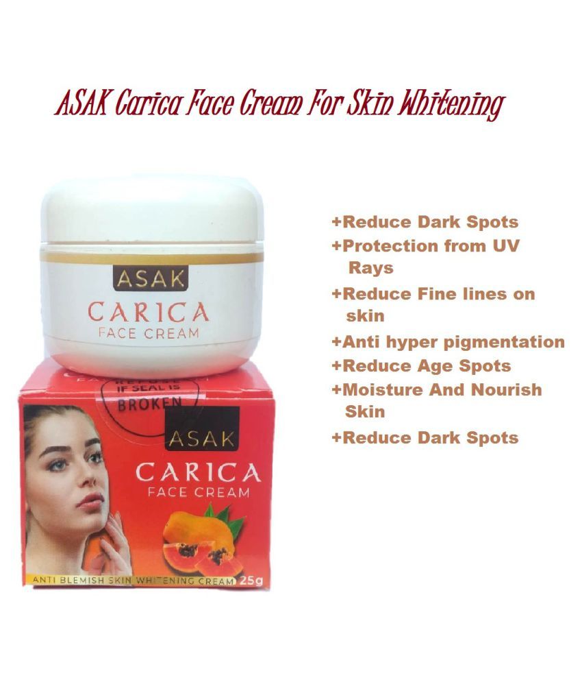 ASAK CARICA PAPAYA Extract Skin Whitening & Anti Blemish Removal Day