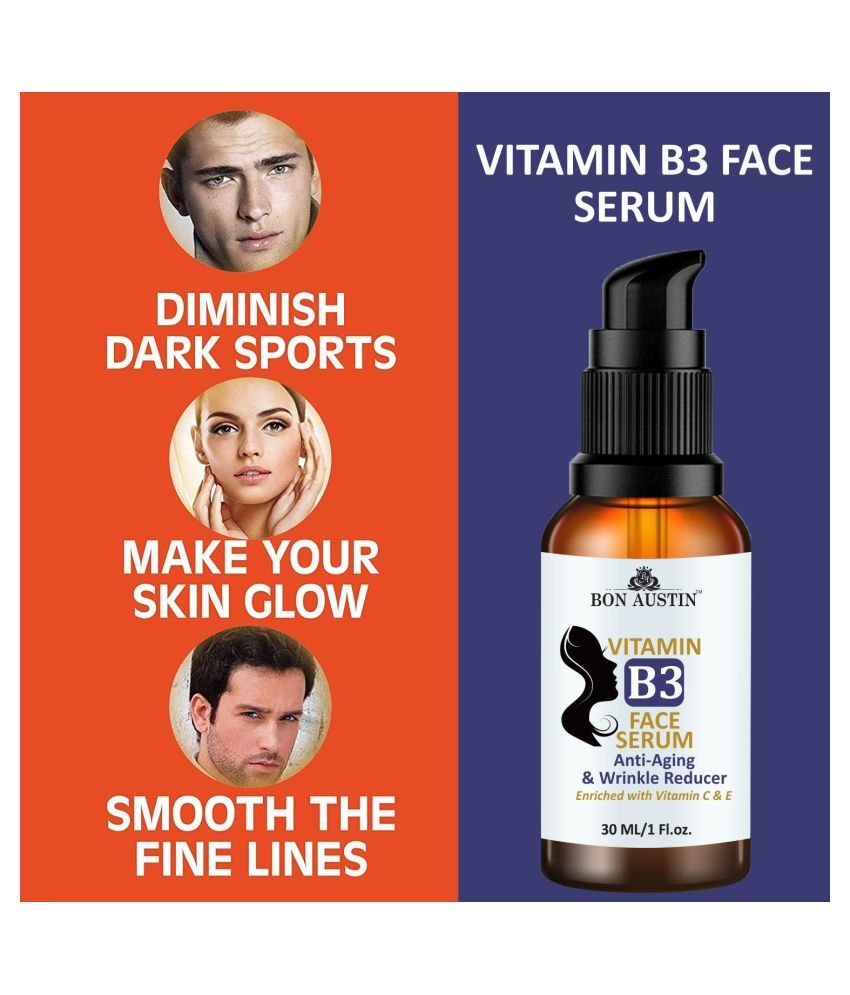 Bon Austin Vitamin B3 Serum For Skin Whitening Face Serum 60 mL Pack