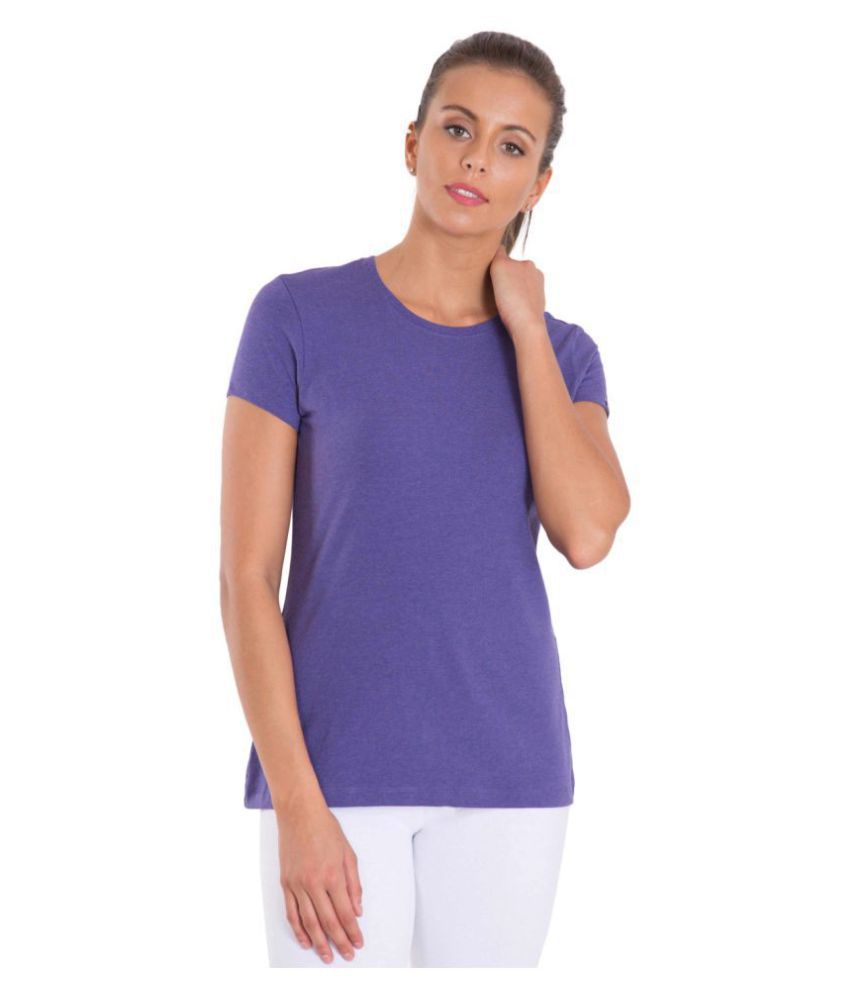 Jockey Cotton Night T-Shirt - Purple