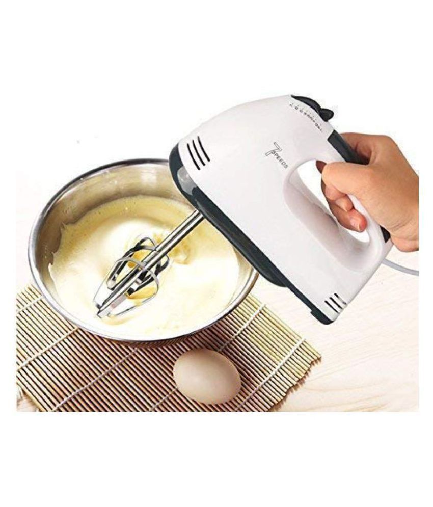 Electric Egg Beater Hand Mixer with Stainless Steel Hooks Set with Free Boiled E Scarlett 180