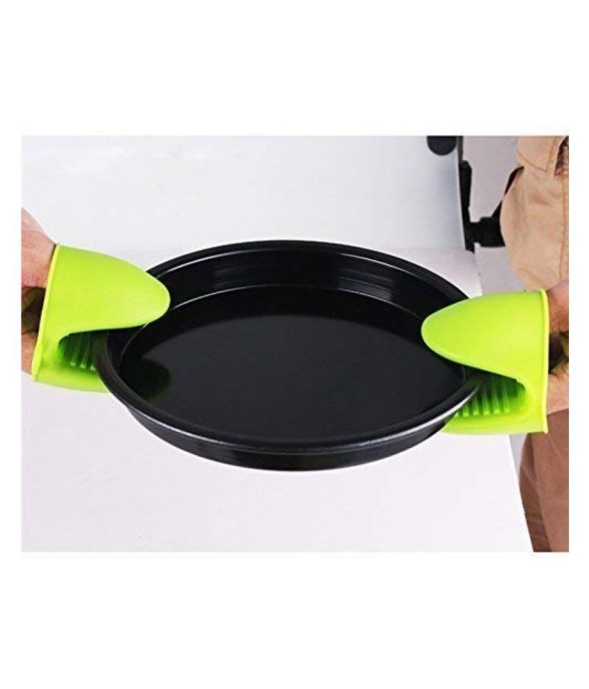 Silicone Pot Holder Heat Resistant, Oven Mitts Glove Cooking Pinch