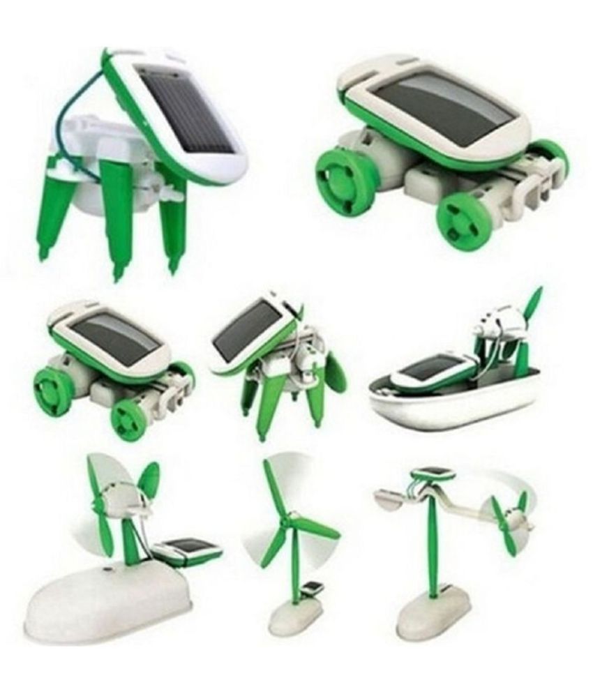 Educational 6 In 1 Solar Robot Toy Kit Learning Toy - Buy Educational 6