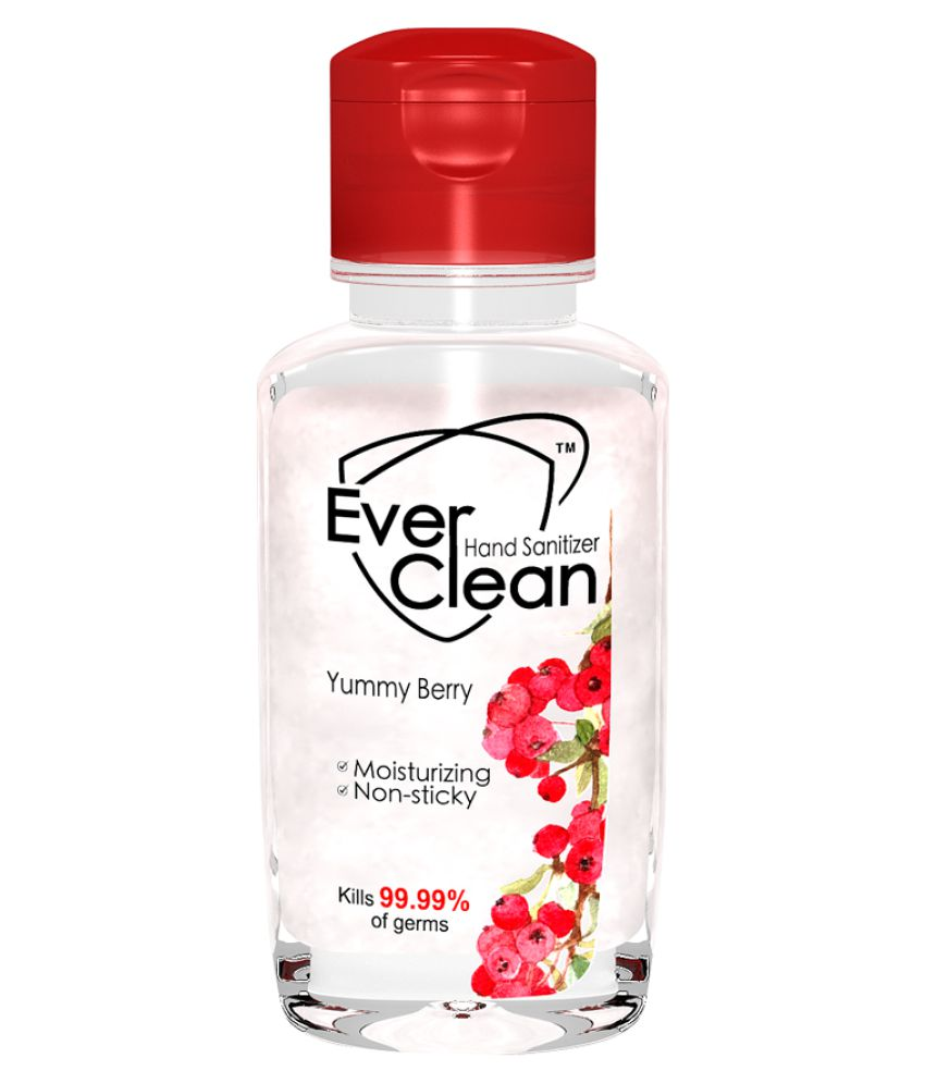     			EVERCLEAN Yummy Berry Hand Sanitizer 900 mL Pack of 15