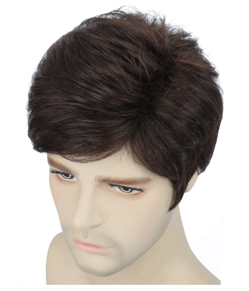 Akashkrishna Straight Hair Wig Men's Full Head Wig: Buy Akashkrishna Straight  Hair Wig Men's Full Head Wig at Best Prices in India - Snapdeal