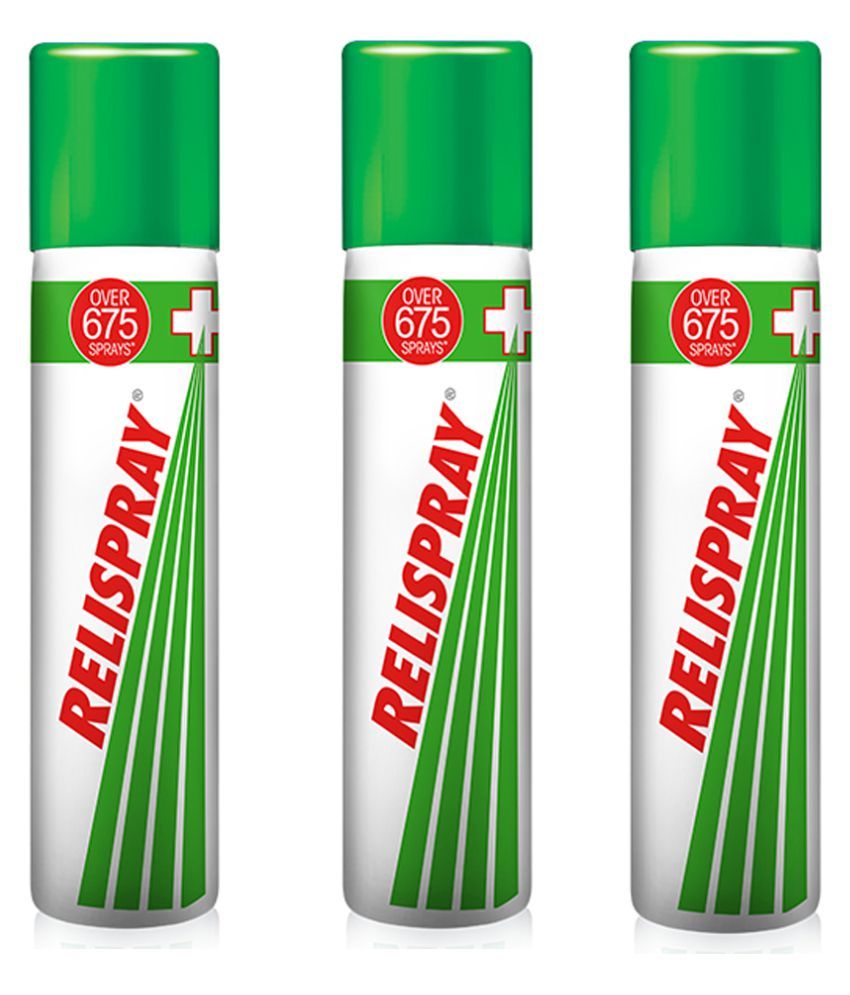Relispray Pain Relief Spray Pack of 3 Buy Relispray Pain Relief Spray