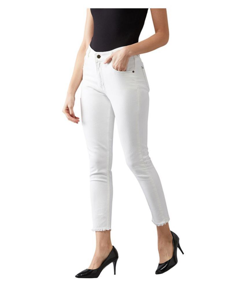     			Dolce Crudo Denim Jeans - White