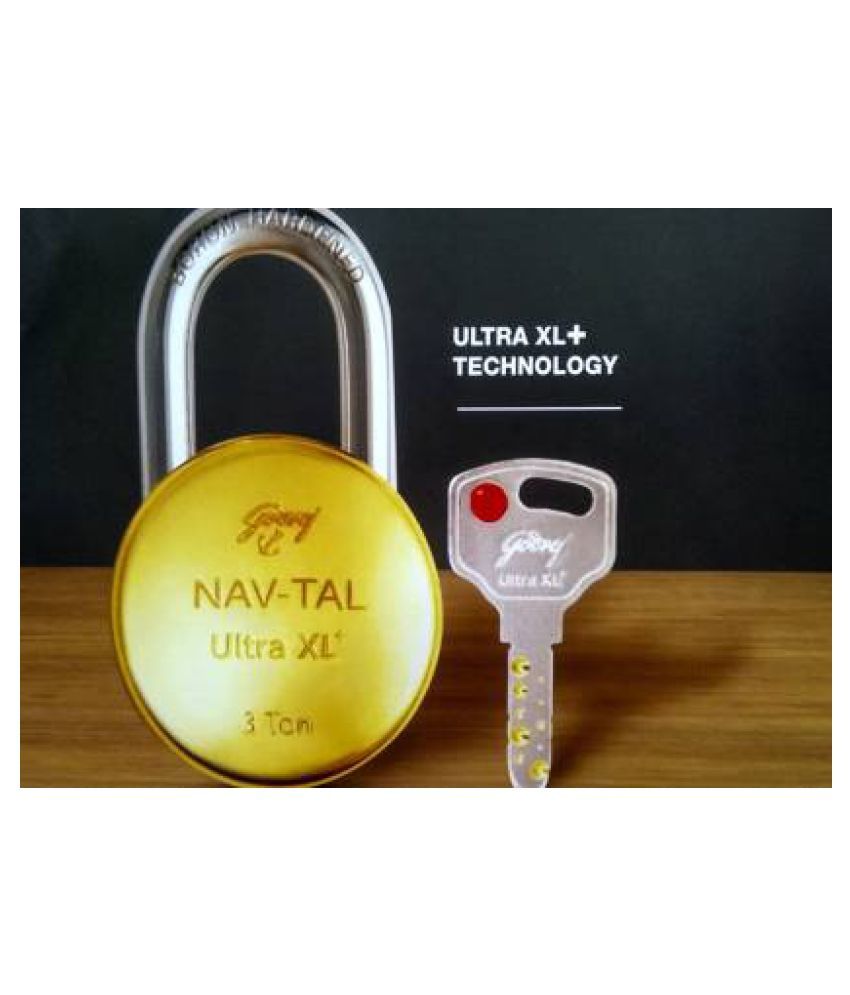 Buy GODREJ PADLOCK 65 MM NAVTAL ULTRA XL+ 3 TON 1 PC. SET Online at Low