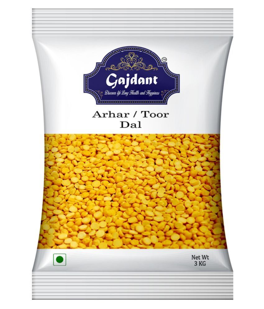 Gajdant ARHAR DAL | TOOR DAL 3 kg: Buy Gajdant ARHAR DAL | TOOR DAL 3