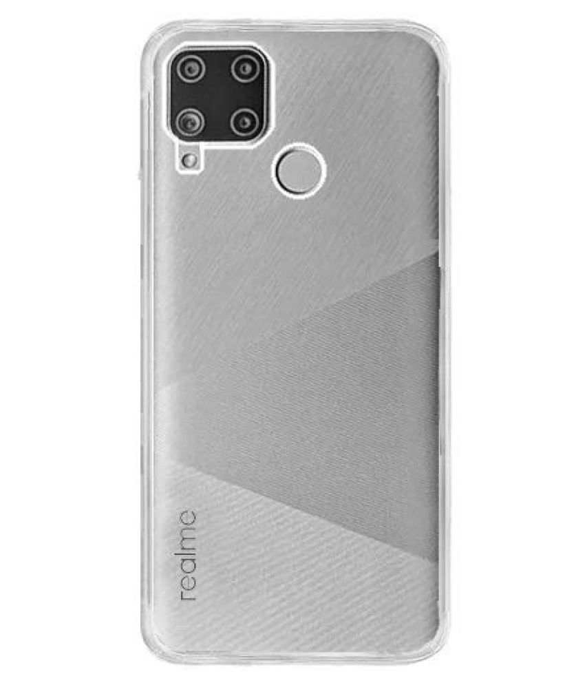     			Realme C15 Shock Proof Case Megha Star - Transparent Premium Transparent Case