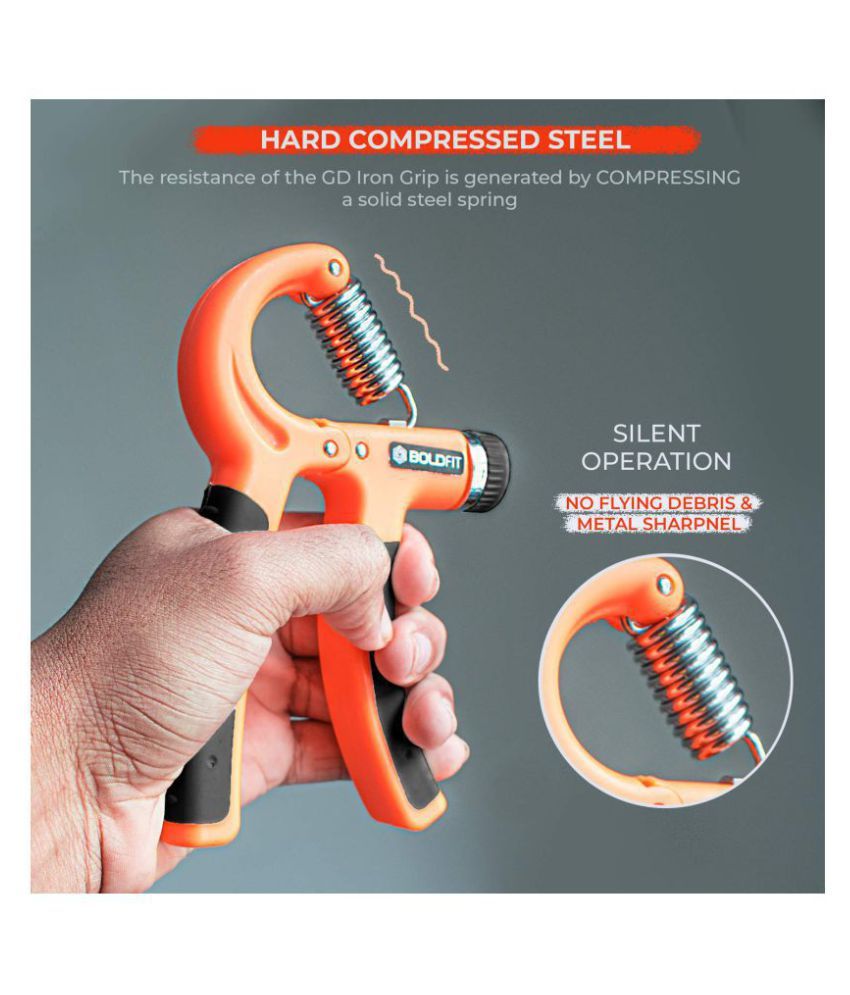 Boldfit Adjustable Hand Grip Strengthener, Hand Gripper for Men & Women