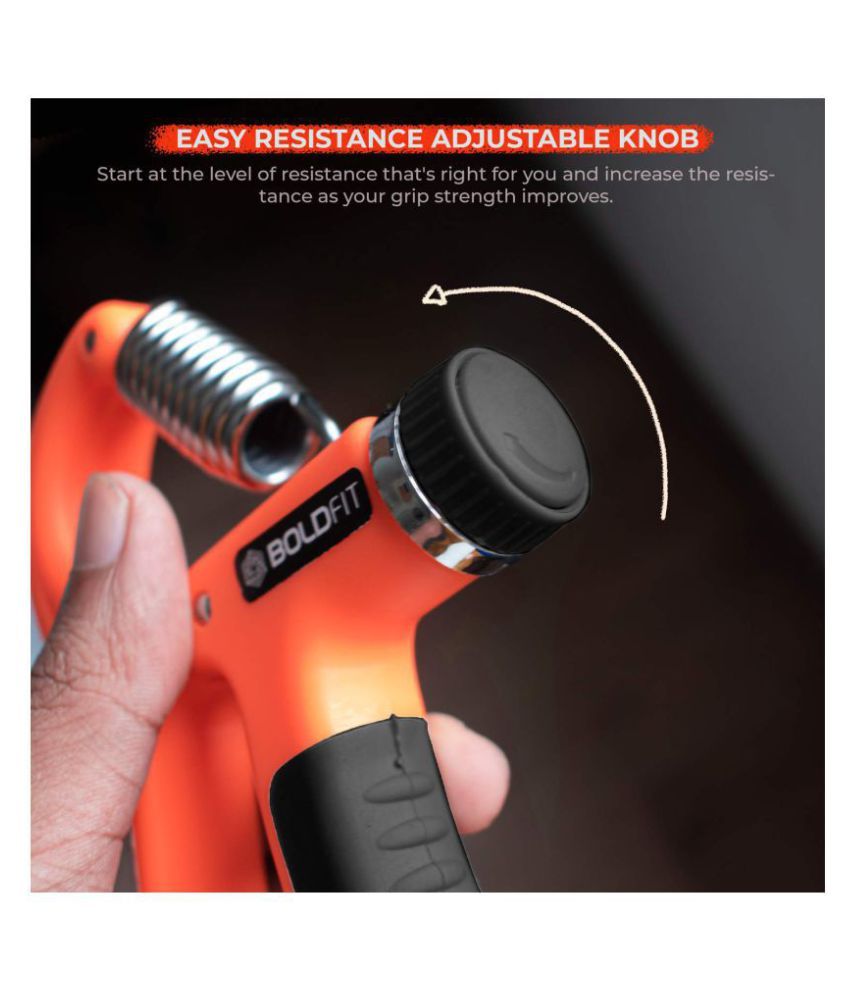 Boldfit Adjustable Hand Grip Strengthener, Hand Gripper for Men & Women