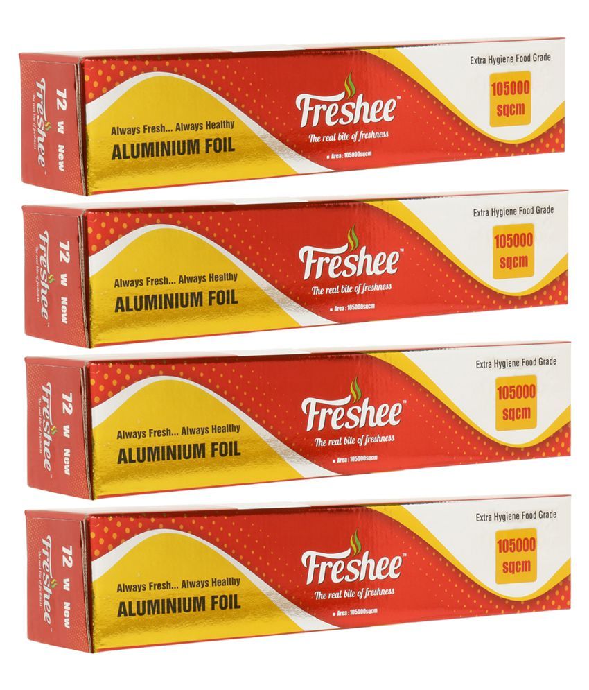     			Freshee 105000sqcm Aluminium Foil Paper Pack of 4