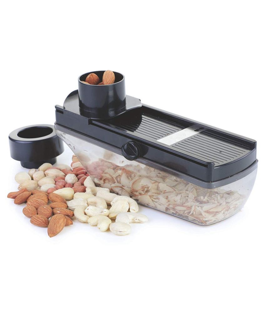 Fruit and Vegetable Compact Dry Plastic Cutter Slicer with Holder and