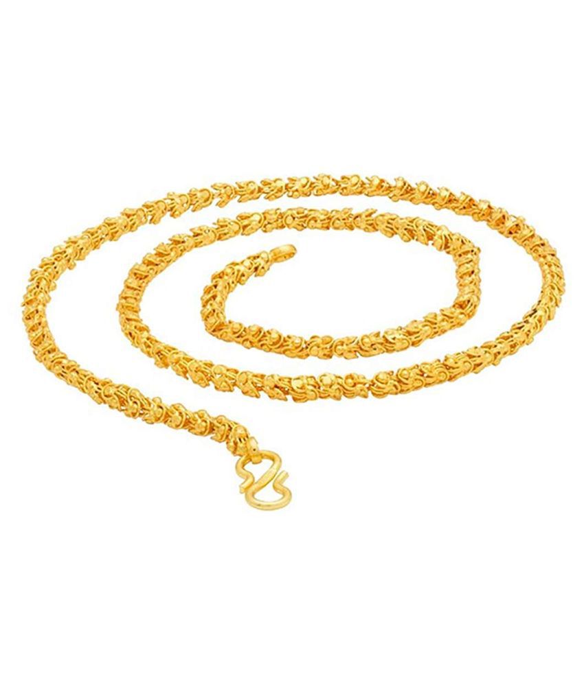     			H M PRODUCT - Gold Plated Chain ( Pack of 1 )
