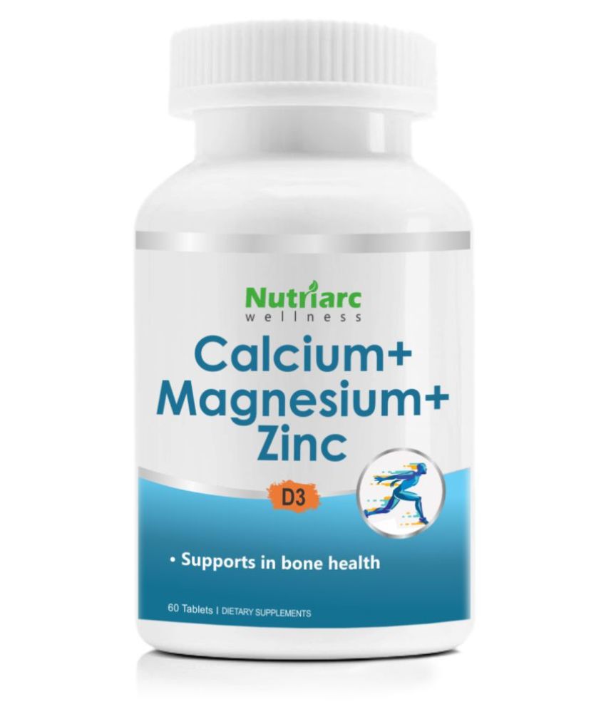     			Nutriarc Wellness Calcium Magnesium & Vit D3 500 mg Vitamins Tablets