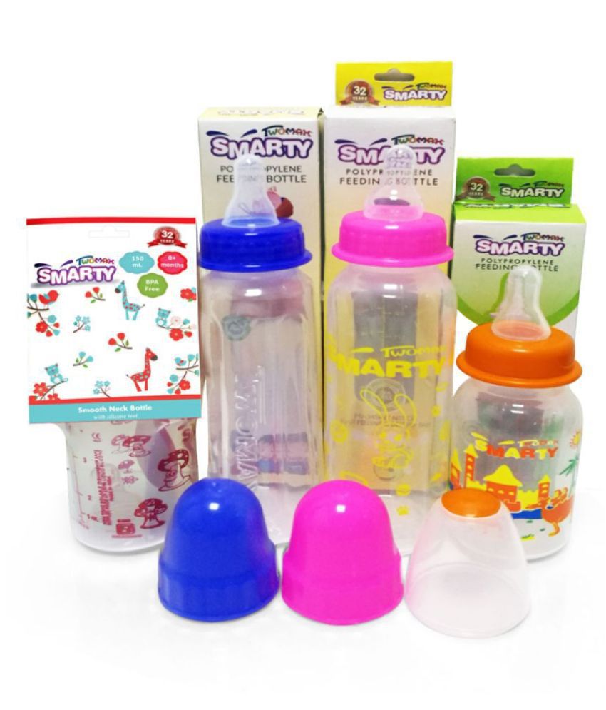 Combo Set of 4 Smarty Twomax BPA Free Feeding  Bottle