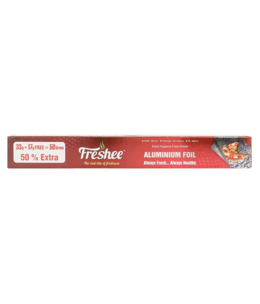     			Freshee 50 Pre-Cut 220 x 250mm Aluminium Foil Sheets Pack of 6