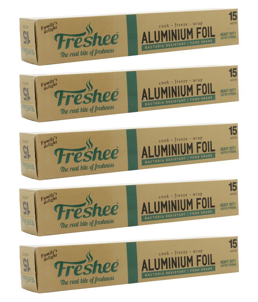     			Freshee 15m Aluminium Foil Paper Pack of 5