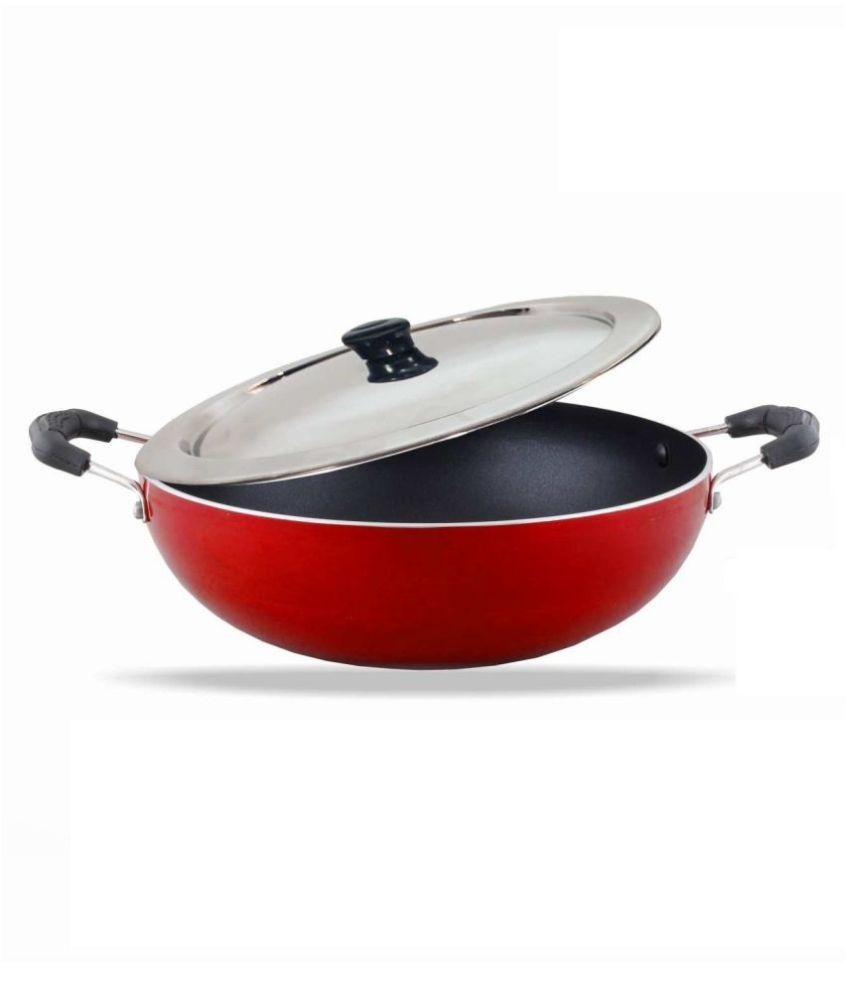 Navrang Cookware Kadai 220 Non Stick Deep Kadhai 2000 mL