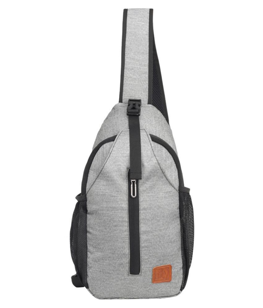 Fly Fashion Light Grey 6 Ltrs Backpack