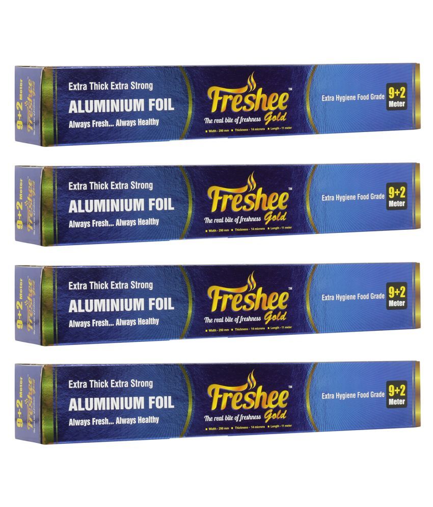     			Freshee 11m Aluminium Foil Paper Pack of 4