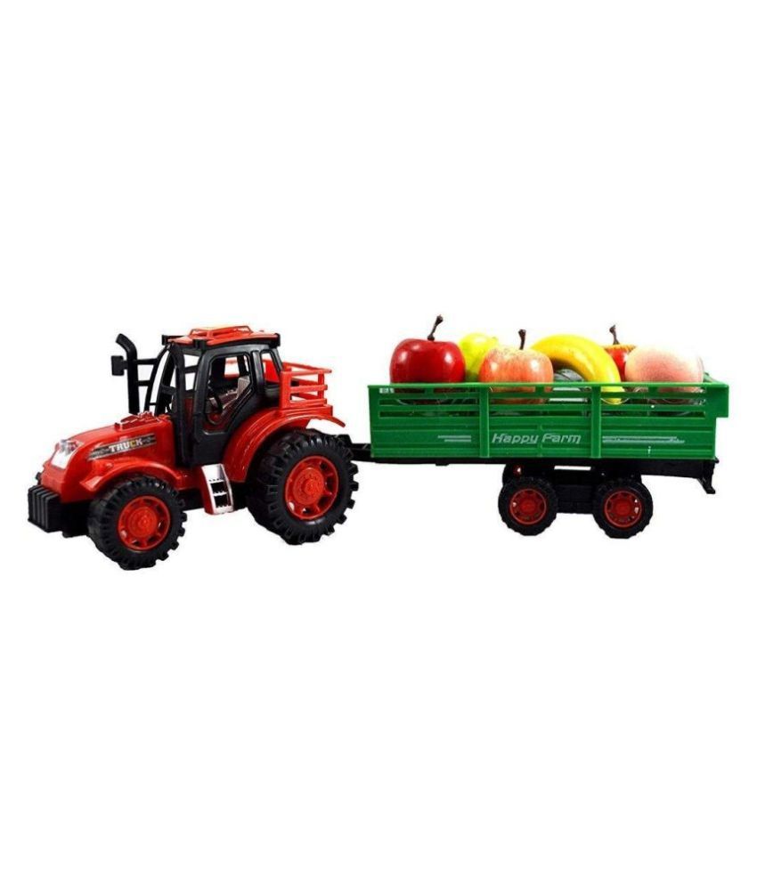 tractor push car