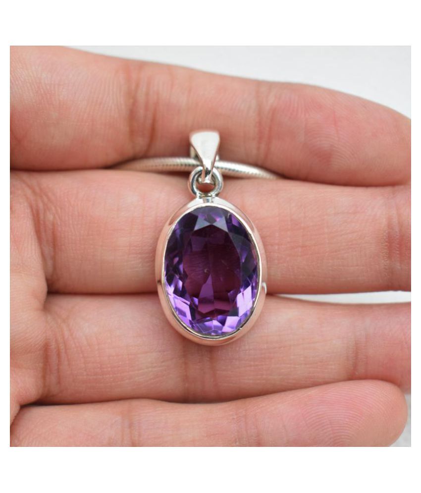 5 carat amethyst pendant