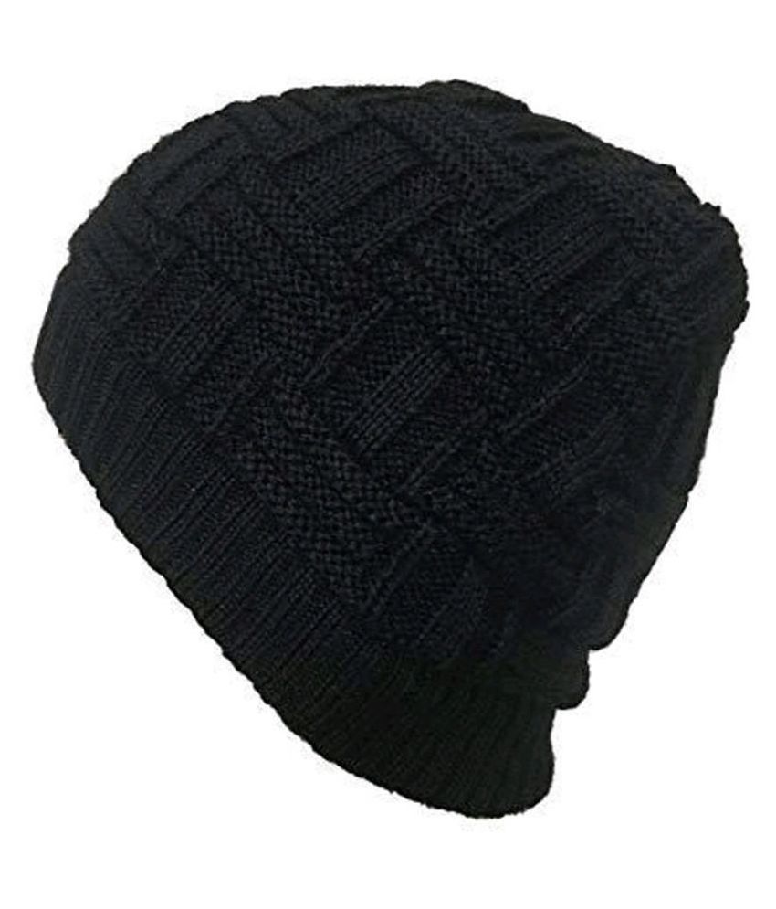     			Guys'N'Girls Black Wool Caps