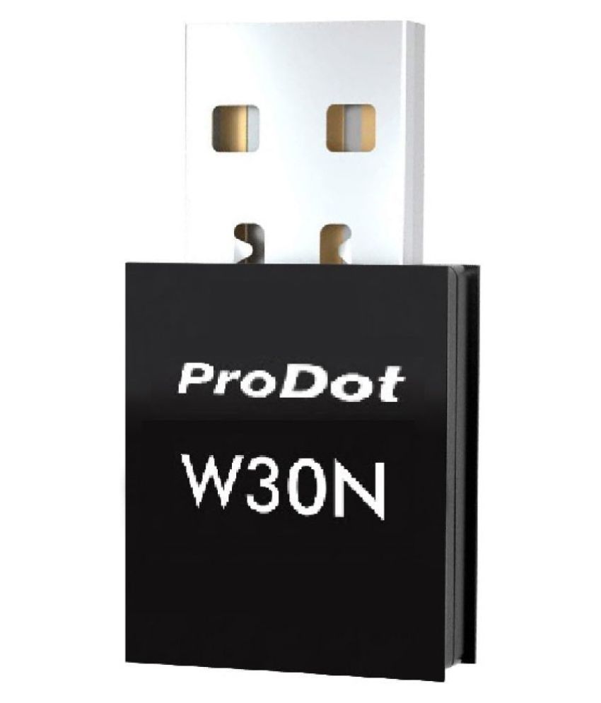ProDot W30N DVR Supported 300 Mbps 2.0 Wifi Dongles