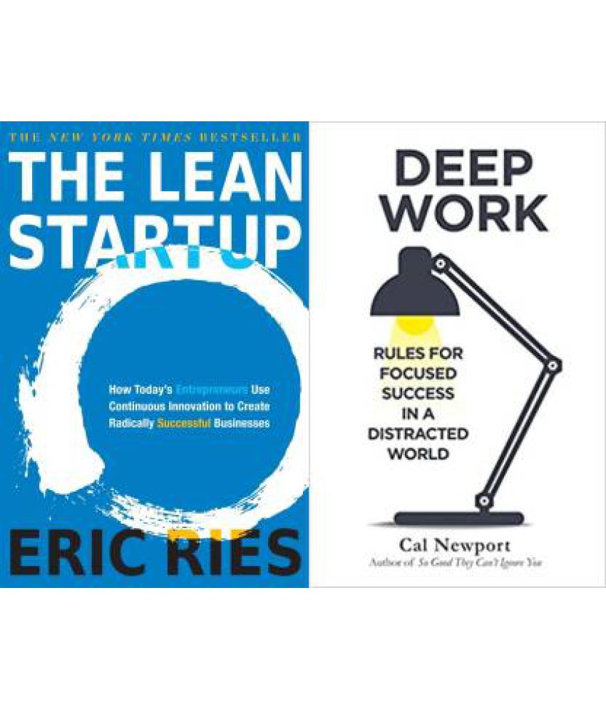     			The Lean Startup + Deep Work (Paperback, ERIC RIES, CAL NETPORT)