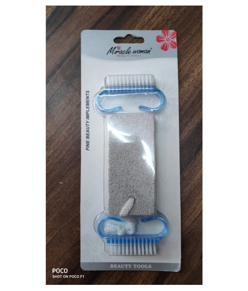 PD MIRACLE WOMEN PUMICE STONE AND NAIL BRUSH Foot Odour Deodorizer