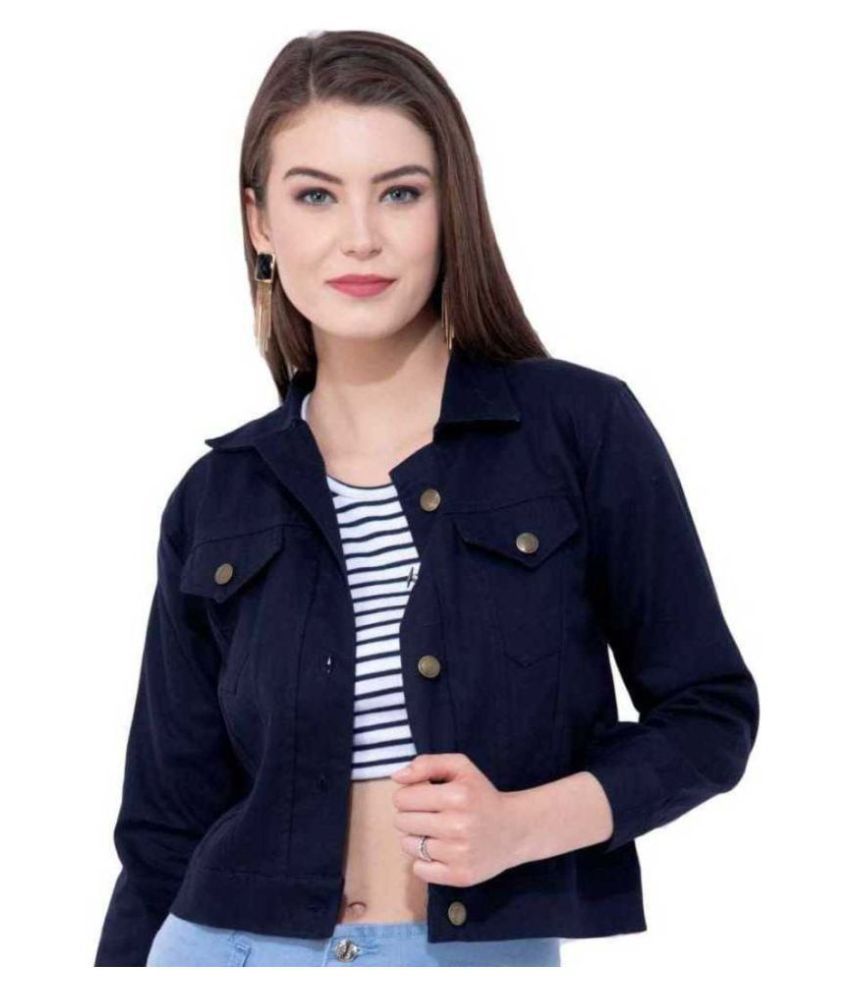 Buy Cutext Fashion Denim Navy Jackets Online at Best Prices in India ...