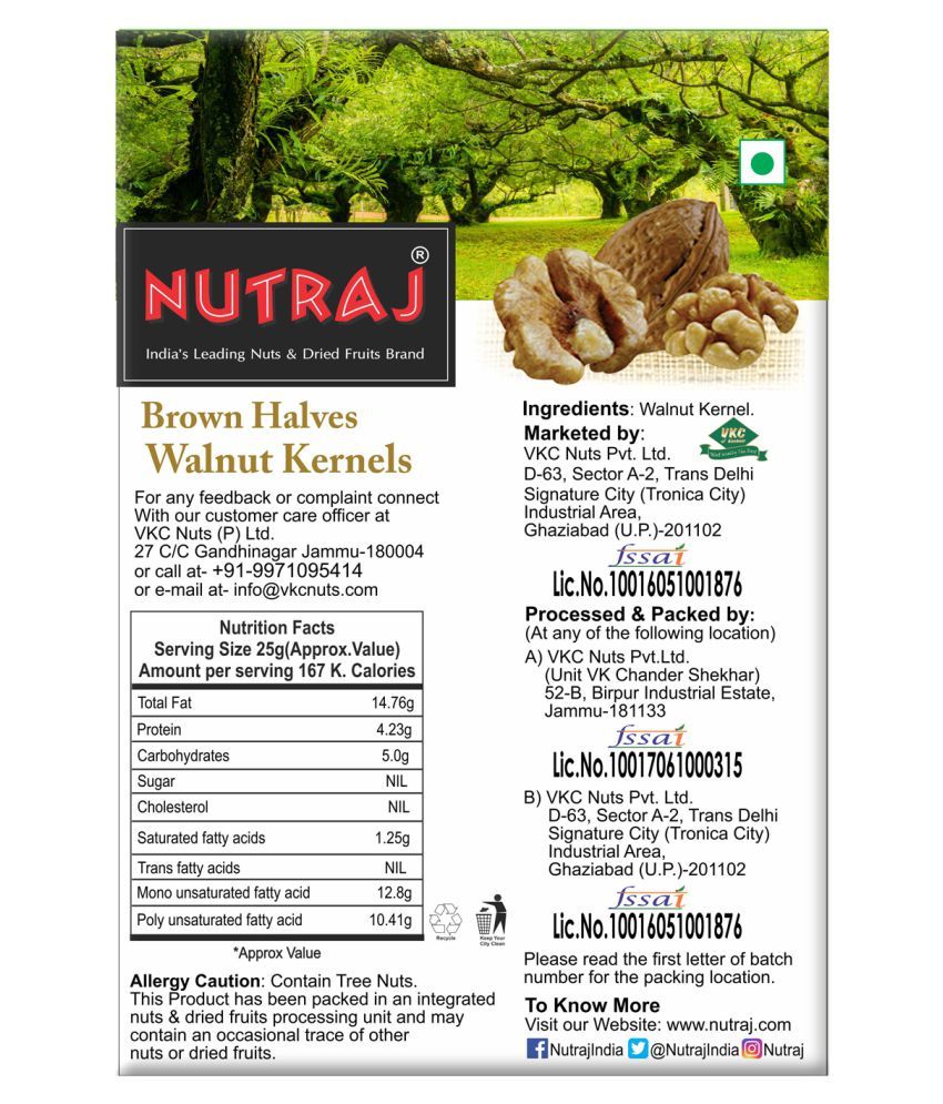 Nutraj Brown Halves Walnut Kernels 250g Pack Of 4 Buy Nutraj Brown Halves Walnut Kernels 250g Pack Of 4 At Best Prices In India Snapdeal