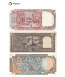 (Pack of 3)10 Rupees Shalimar Backside Signed by C Rangarajan - 10 Rupees Gandhi Seated Backside Signed by B.N Adarkar - 10 Rupees 2 Peacocks Backside Signed by R.N Malhotra -  Extremely Rare 3 Pcs Pack Combo Coin { 100% Original}