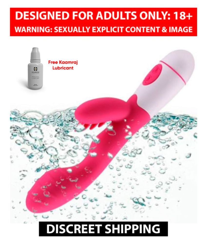     			30 Speed Vibration Dildo Rabbit Vibrator for Women USB Charge Dual Motor G Spot Vibrators Female Sex Toys purple By NaughtyNights + Free kaamraj Lubricant