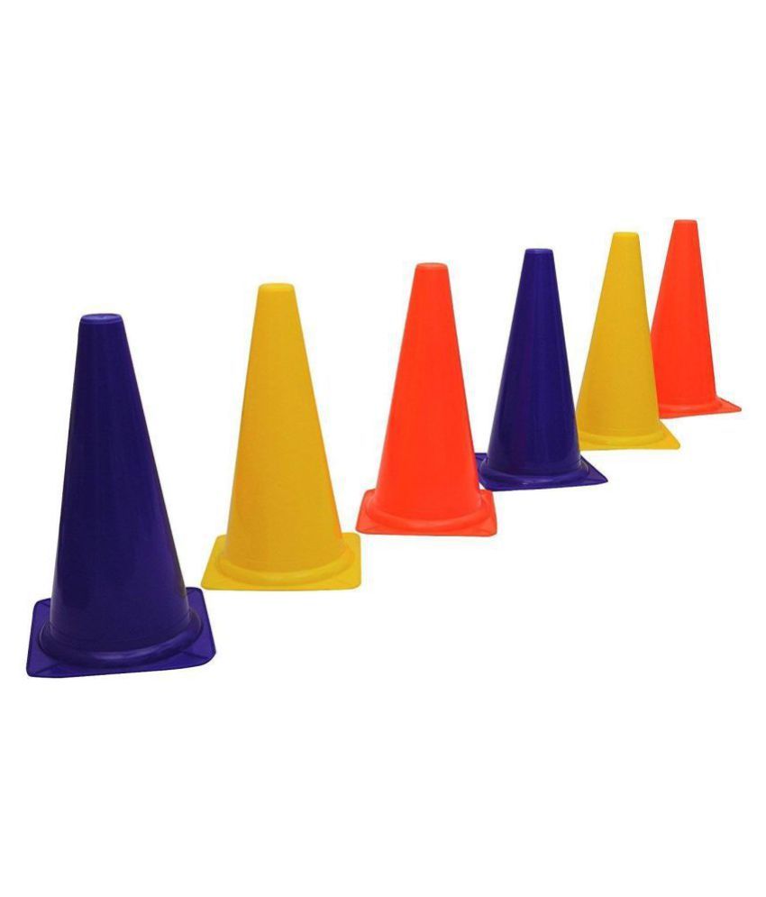 12 Pcs Marker Cones 6 INCH for Soccer Cricket Track and Field Sports ...