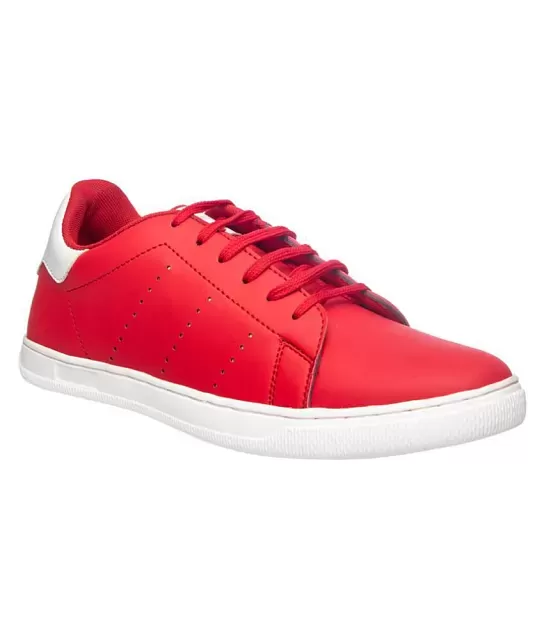 Buy Red Sneakers for Men by Revs Online | Ajio.com