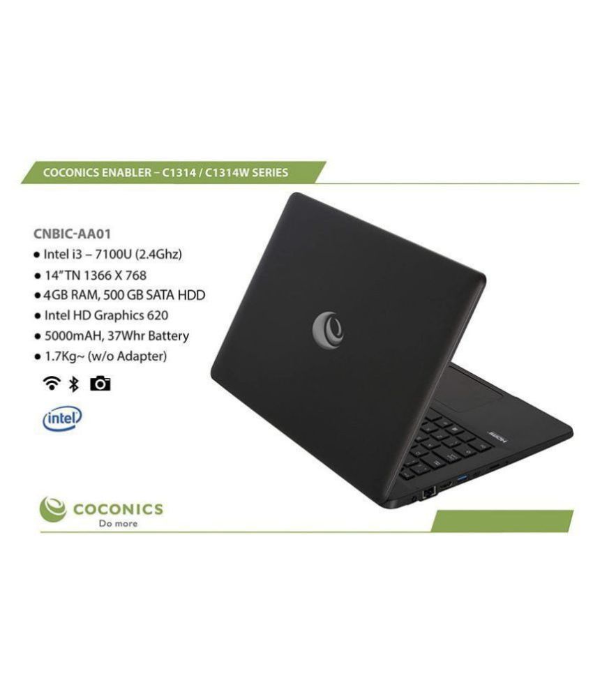 Coconics Enabler C1314W Windows 10 Professional Intel Corei3 7100 U 2.4 Ghz , 14 #034; #034; TN 1366 x 768, 4 GB RAM/ 500 GB SATA HDD