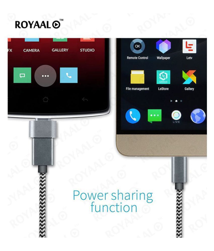 ROYAAL MICRO USB OTG ADAPTER ( METALJECKET ) Micro USB to USB A Female