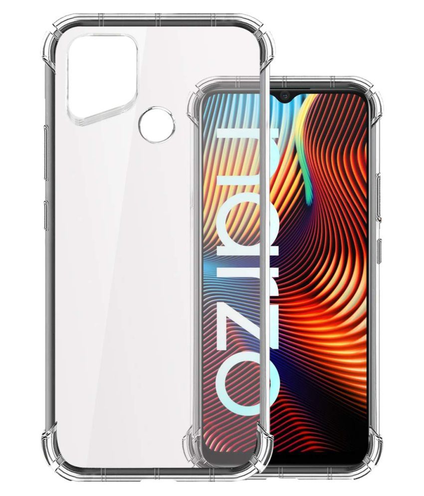     			Realme Narzo 20 Shock Proof Case Megha Star - Transparent Premium Transparent Case