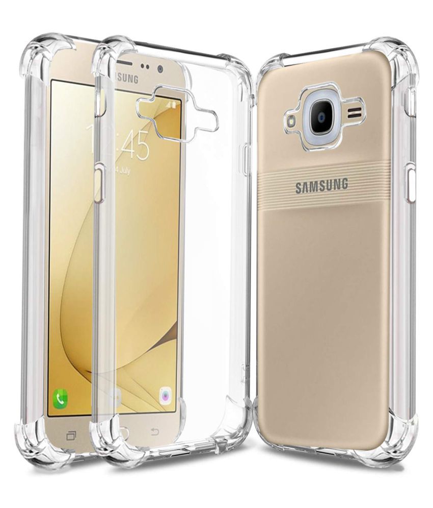     			Samsung Galaxy J2 (2016) Shock Proof Case Megha Star - Transparent Premium Transparent Case