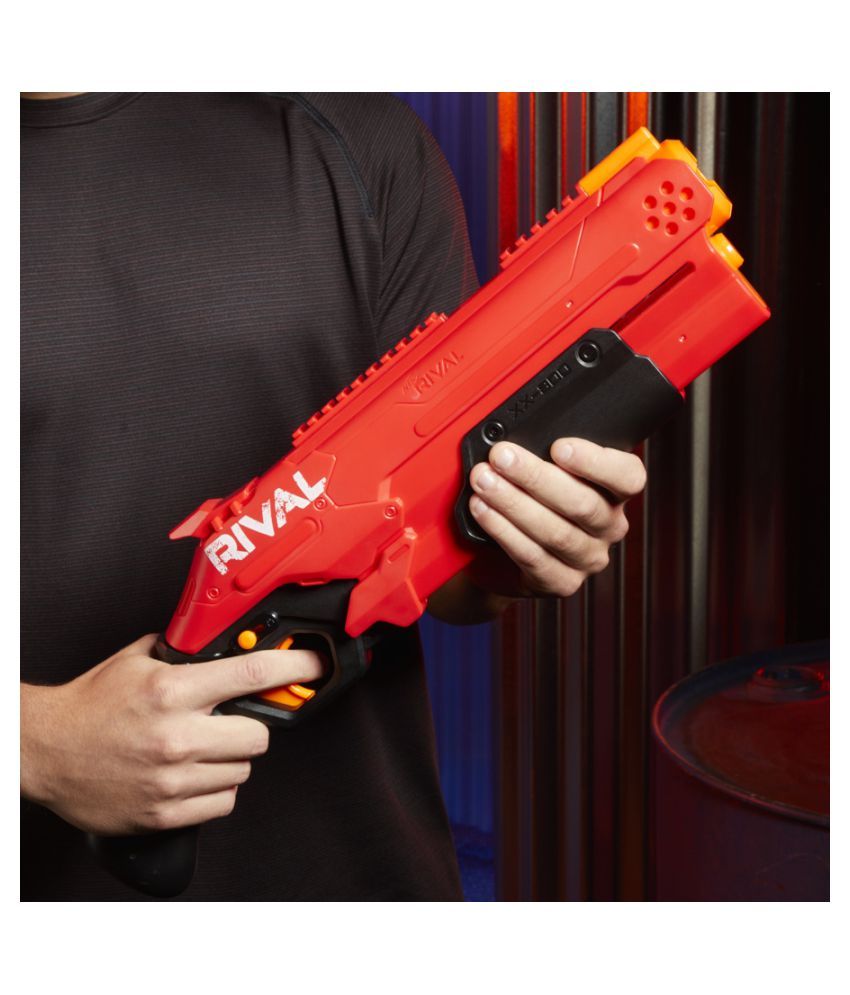 NERF Rival Takedown XX-800 Blaster -- Pump Action, Breech-Load, 8-Round ...