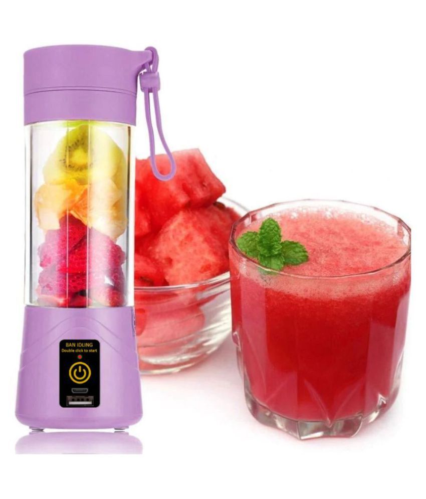 Play Run Portable Juicer Blender with Inbuilt Power Bank (2000 mAh) NG